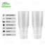 Smoothies à café glacé 12 oz avec couvercles plats Ecoqualité (1000)