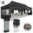 Canopy 10x30 Pop Up Canopy Tent Heavy Duty with 8 Sidewalls,UPF50+ and Waterproof 1500mm,3 Height Adjustable-112287369