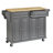 Idlewild Solid Wood Top Kitchen Cart-1265041941