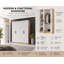 Nitra 4 Door Solid + Manufactured Wood Wardrobe-59342078
