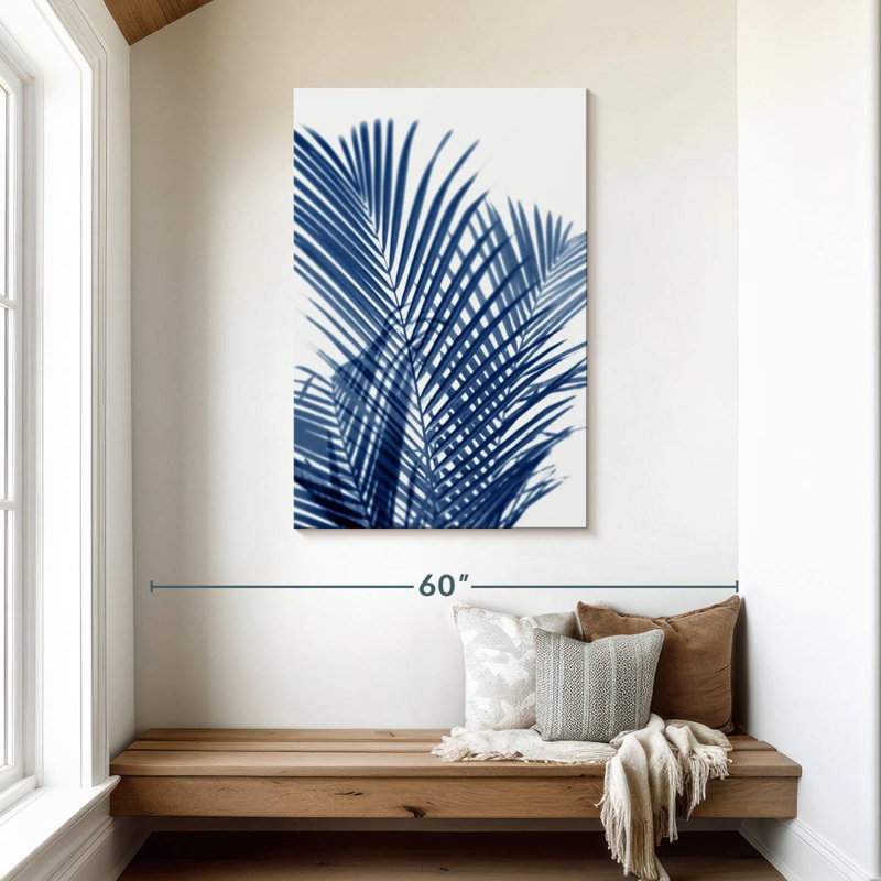 Harnek Palm Shadows indigo I, H 45 po x l 30 po