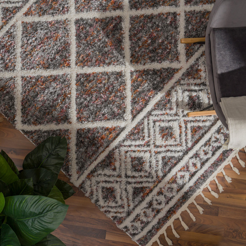 Degraffenreid Geometric Area Rug, Rectangle 240 x 340cm