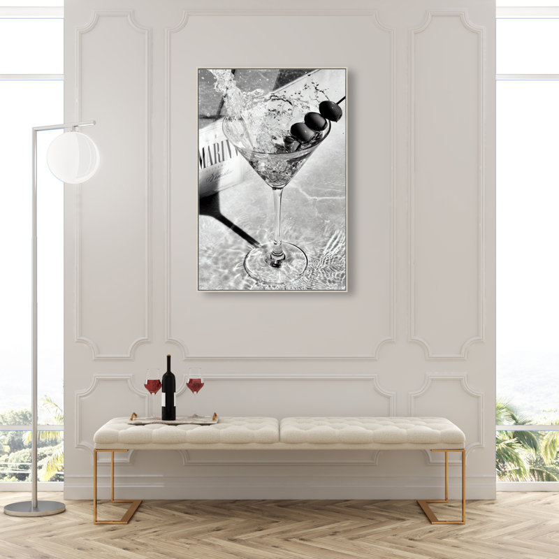 Chill Time II Print by Oliver Gal, 25"H x 17"W, Silver Floater Frame