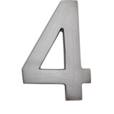 4'' H Brass House Number