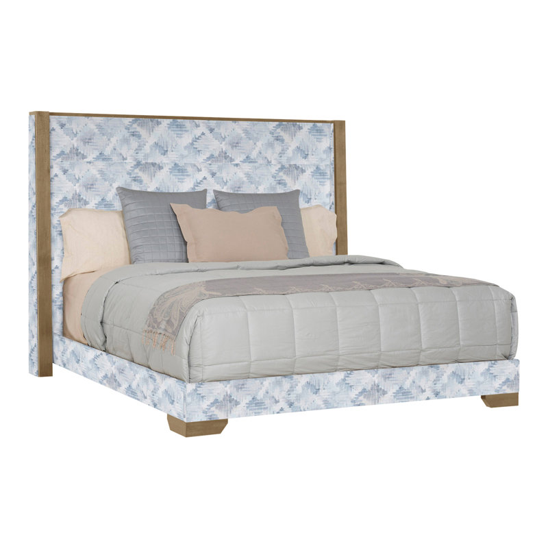 Thom Filicia Home Century Club King Bed, Nadia Parchment, Hampton, No