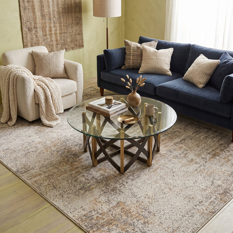 Berrima Abstract Indoor Rug, Rectangle 7'9" x 9'9"