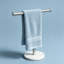 Porte-serviettes de comptoir, support autoportant en acier inoxydable avec base lestée antidérapante, design compact pour salle de bain et cuisine, antirouille, montage sans perçage
