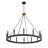 Beck 12-Light Dimmable Wagon Wheel Chandelier-882687911
