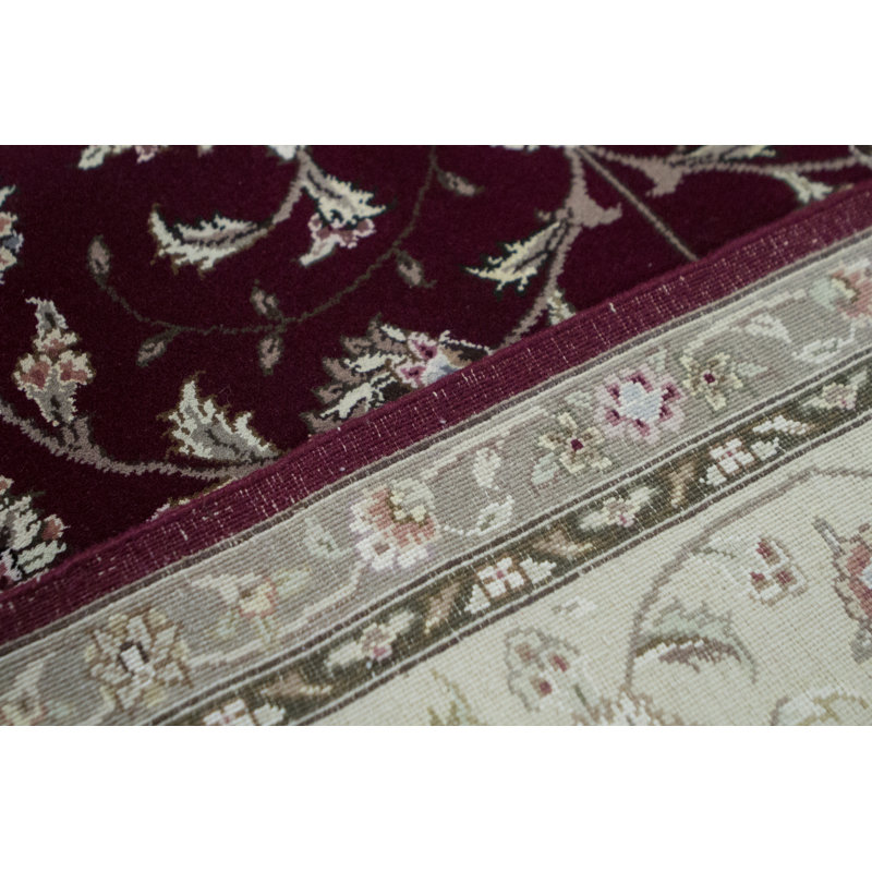 Oriental Area Rug in Wine/Beige