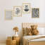 Ensemble de 4 reproductions de cadres photo Mid-Century-97762575-97762579