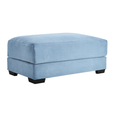 Velours côtelé bleu 28 avec structure rembourrée de haute qualité et assise personnalisable Tissu très épais, configuration flexible