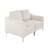 Two - Seater Beige Corduroy Sectional , Sinuous Spring And Pocket Seating, Modular Design, Frame, Hassle Assembly For Two, Solid + Manufactured Wood Multiple Cushion Seat Style, Quick Easy Process-1584755065
