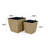 Derince 2-Pack Self-watering Planter - Hand Woven Wicker - Thin Square-1509179325-1509179326