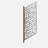 4 ft. H x 2 ft. W Screen Series Blocks Fence Panel
