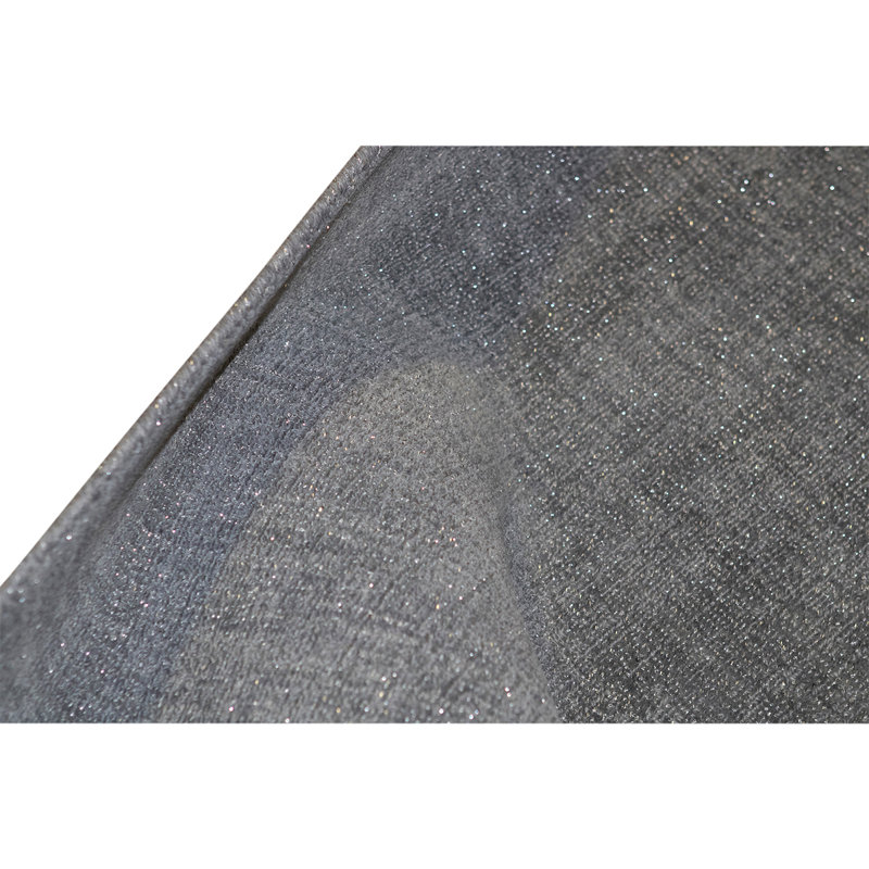 Wool Abstract Area Rug in Gray