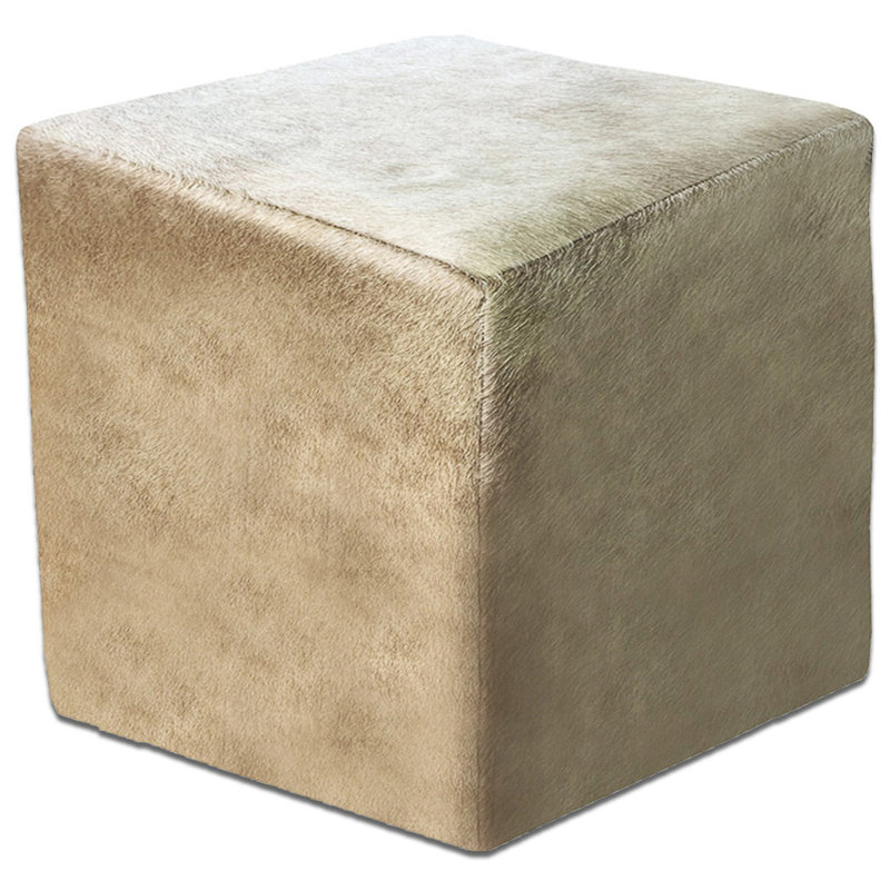 Square Ottoman, Cream
