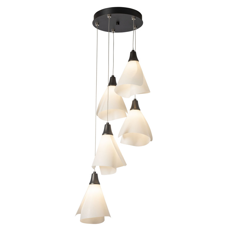 Mobius 5 - Light Cluster Pendant, 80", Oil Rubbed Bronze, 5