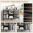 Open-Back Bookshelf With Drawer For Study-1193729791
