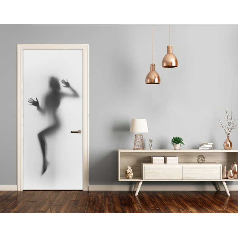 Sexy Woman Door Decal