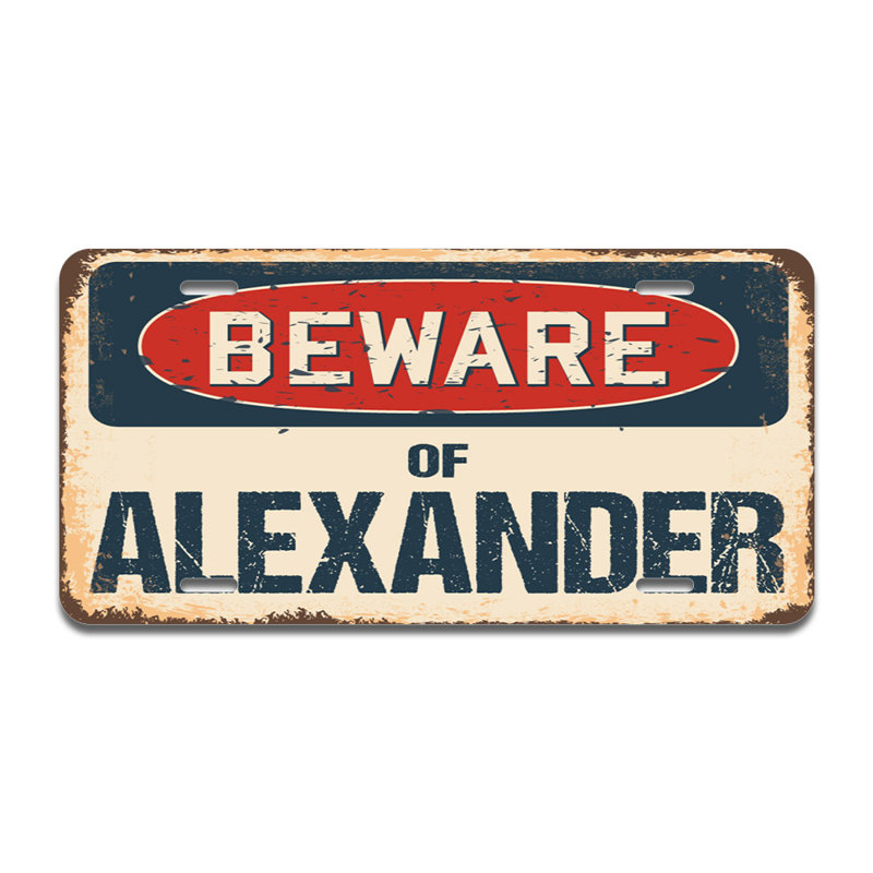 Cadre en aluminium Beware of Alexander