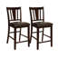 Chaise parsons en cuir Carlton Hermina