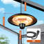 Chauffe-terrasse électrique suspendu 1500Watt