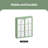 Nathalya Glass Wall Bathroom Cabinet-2040105004