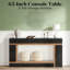 Console de style contemporain, table de couloir rectangulaire, table de canapé