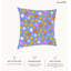 Coussin décoratif géométrique intérieur / extérieur en polyester