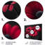 Monochromes rouges, romantiques, lueur romantique I - marguerites, impression d'art mural-558741864-558742162