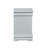 Louis Philippe III Platinum Finish Nightstand-280369533