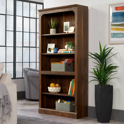 Miscellaneous Storage 5-Shelf Bookcase In Grand Walnut