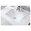 Comptoir de meuble-lavabo en pierre frittée 37 po Montary de Carrare avec dosseret et dosseret Montary