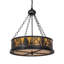 Luminaire suspendu tambour unique et remarquable à 4 lumières Sid-563882360-563882247