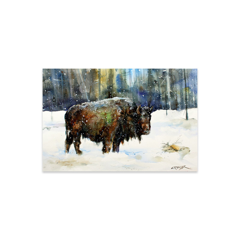 Bison par Dean Crouser - impression non encadrée