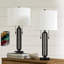 Lampe de table 26,5 po en fer industriel avec double chaîne USB et ports de type C pour le salon de la chambre à coucher-1610644903