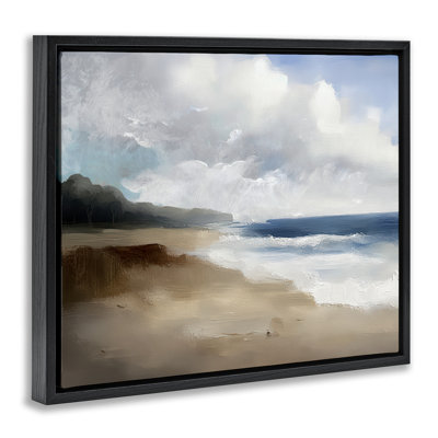 Sea Of Sighs Landscape Floating Frame, design by Annabelle Hall