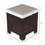 Ensemble de 2 repose-pieds d'extérieur beige-1950600790