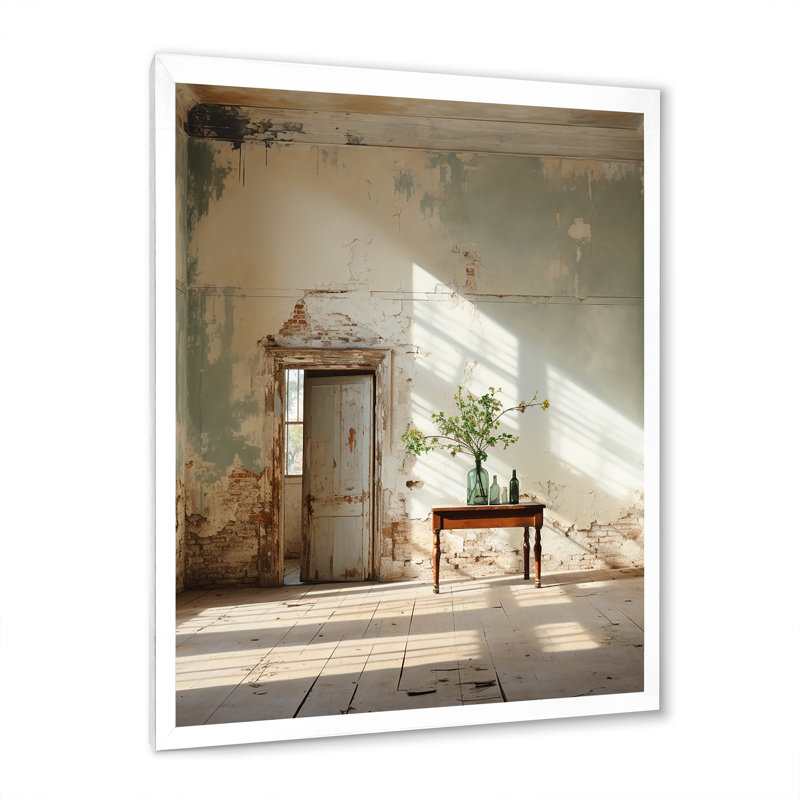 Beige, minimalisme, espace vide, étreinte, Cadre simple blanc, H 20 po x l 12 po x P 1 po