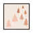 Toile avec cadre gris