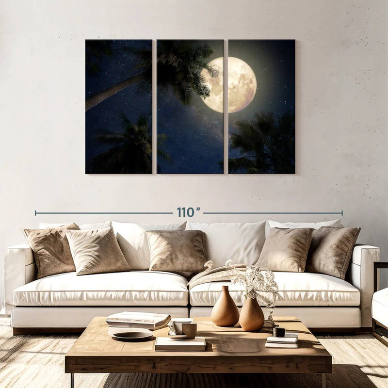 Oberle Tropical Moonlight, 48" H x 74" W