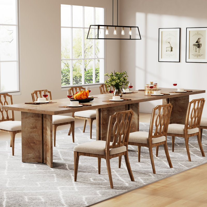 Dining Table, Light Oak Brown