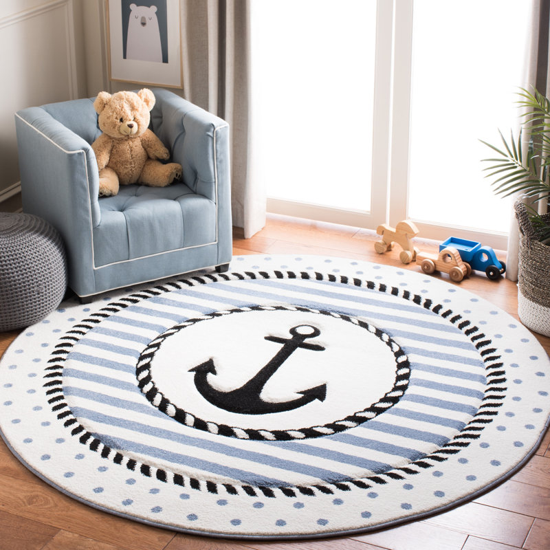 Hickman Kids 100 Performance Rug, Round 6'7"