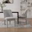 Chaise rembourrée en chenille, chaises d'appoint incurvées à dossier incurvé pour le salon-707307959