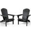 Chaise de patio en bois pour le jardin Chaise d'extérieur pliante en bois Adirondack