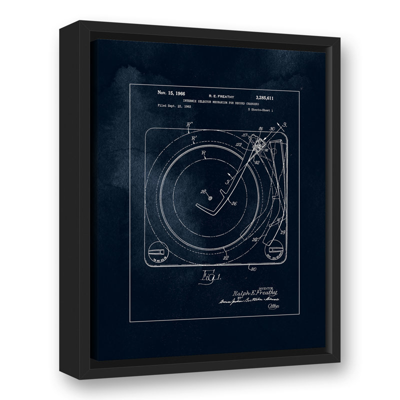 Changeur de tourne-disque, H 17,75 po x l 13,75 po