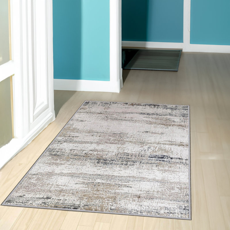 Toa Abstract Indoor Rug, Rectangle  5'3" x 7'6.6" 