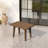 Polett Rectangular 19.6'' W Solid Wood Outdoor Side Table -1224300362