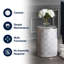 Tabouret de jardin en céramique à échelle de poisson modern Vandergriff