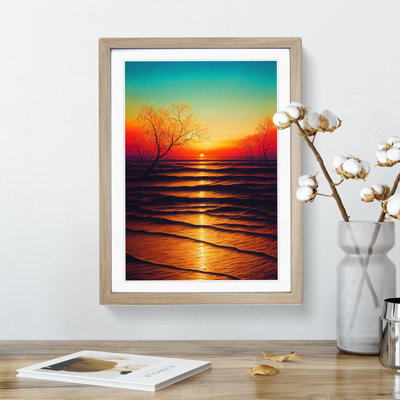 Bright Sunset - Single Picture Frame Print